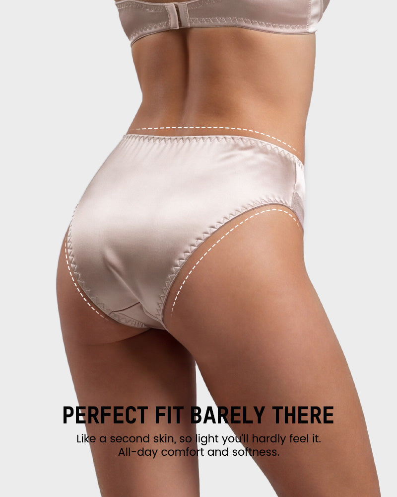 Silky Lace Seamless Bikini Underwear 5-Pack - FirmaLace