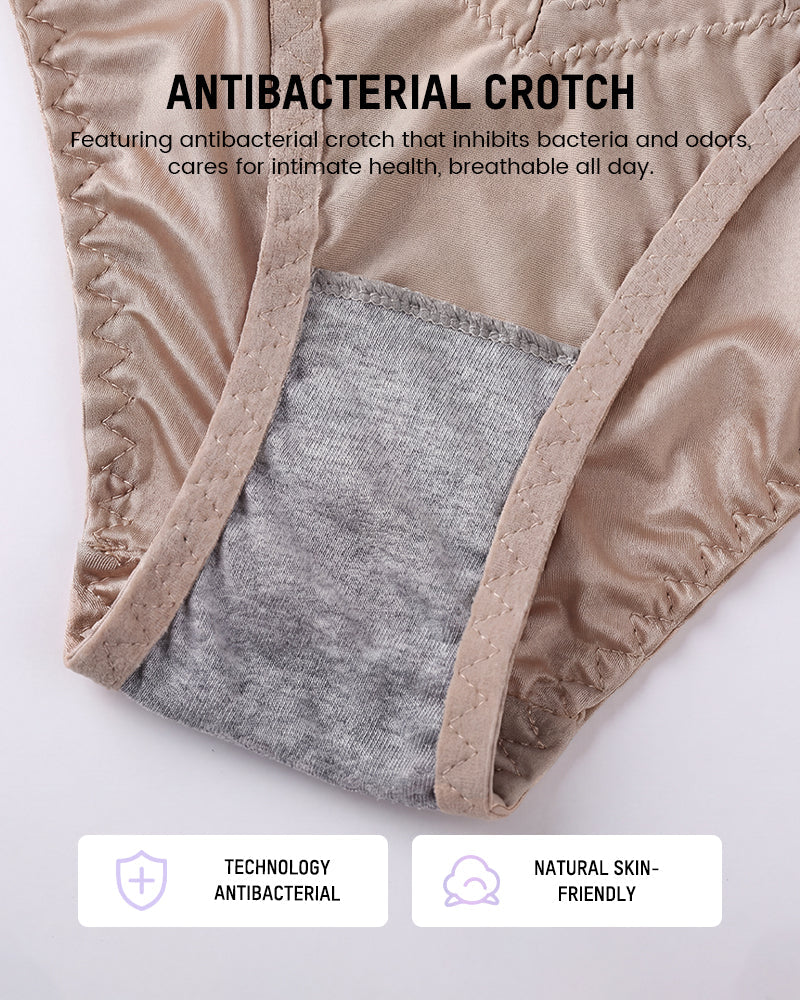 Silky Lace Seamless Bikini Underwear 5-Pack - FirmaLace