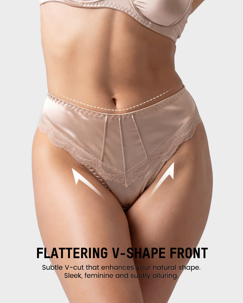 Silky Lace Seamless Bikini Underwear 5-Pack - FirmaLace
