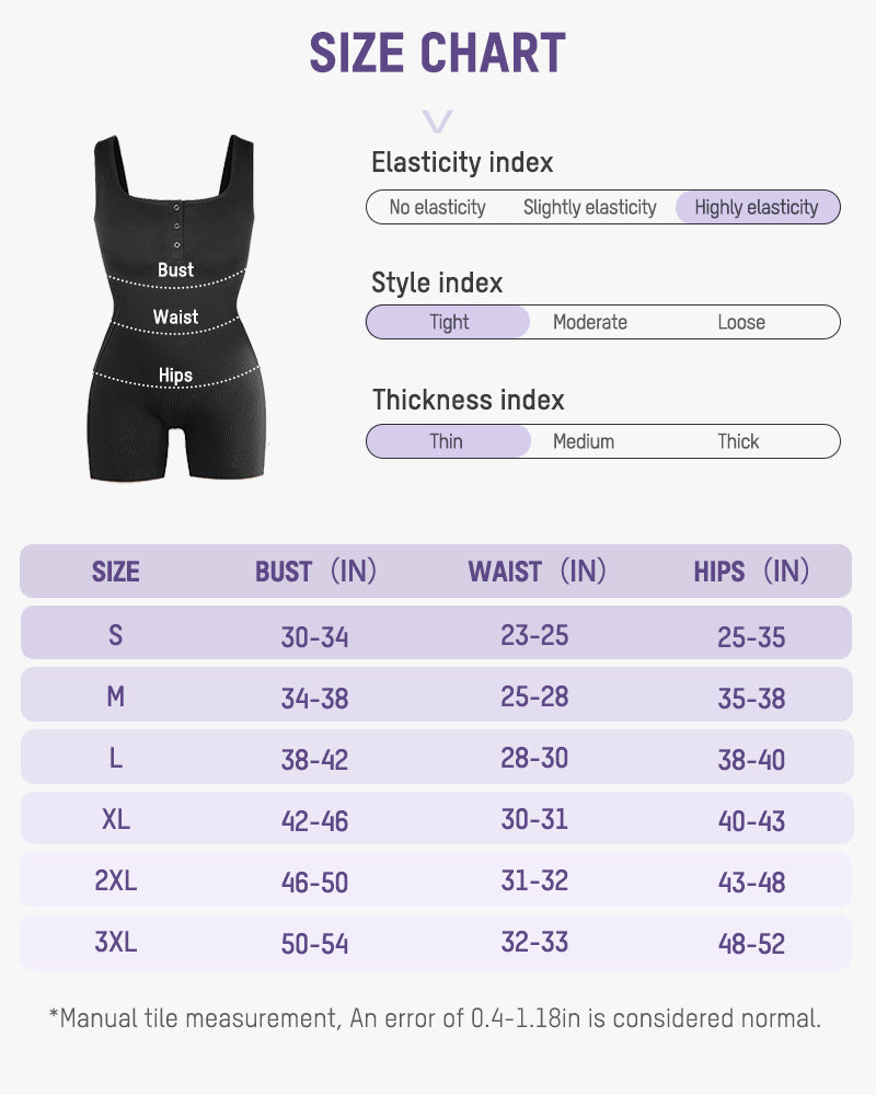 Snap-Button Shaping Shorts Bodysuit - FirmaSculpt