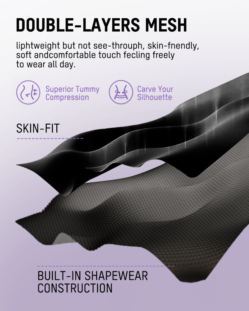 Snap-Button Shaping Shorts Bodysuit - FirmaSculpt