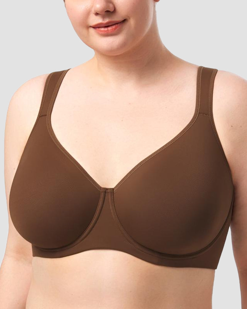 Soft Plus Size Unlined Minimizer Bra - FirmaSmooth