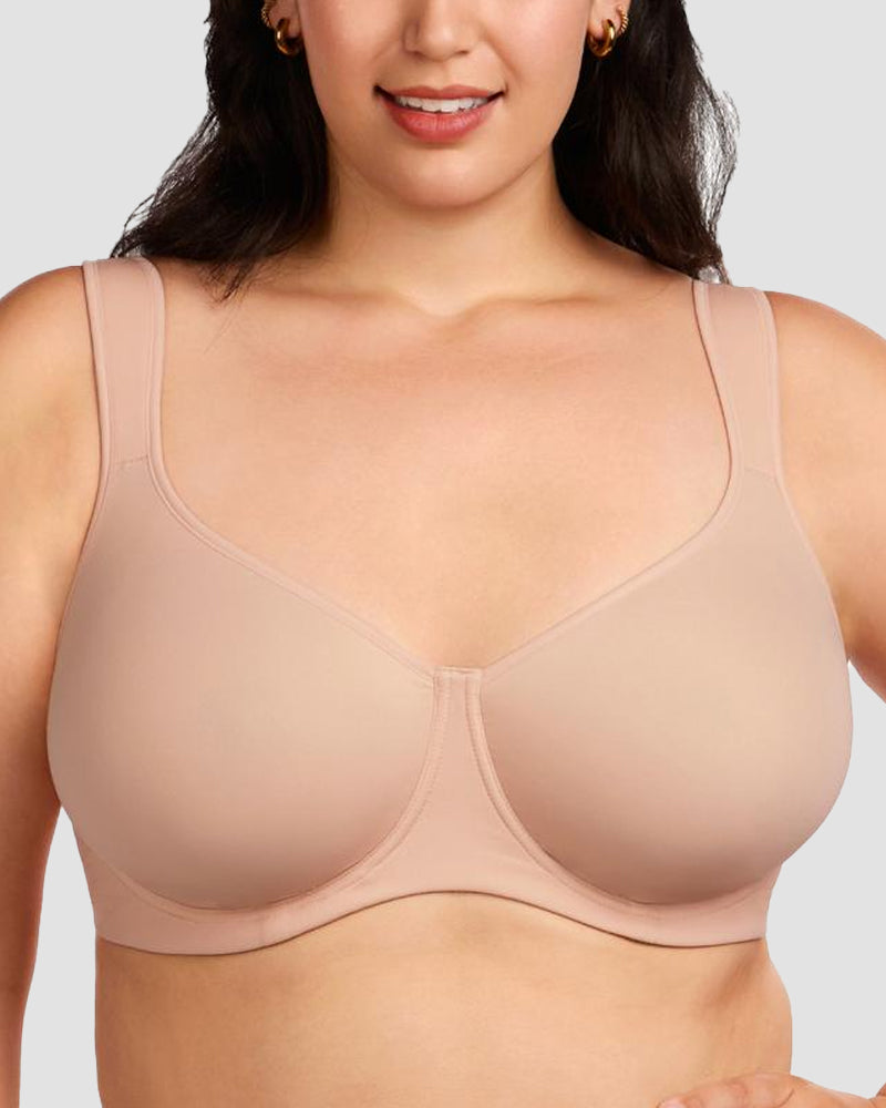 Soft Plus Size Unlined Minimizer Bra - FirmaSmooth