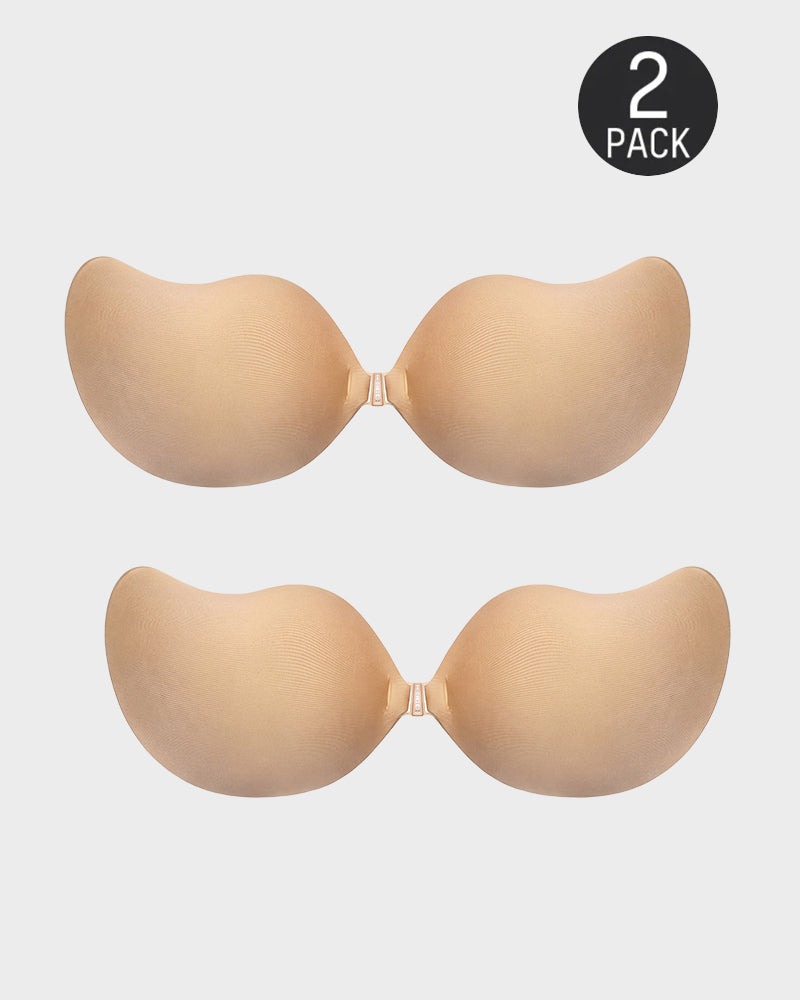 Stick-On Push-Up Adhesive Bra 2-Pack - FirmaHold