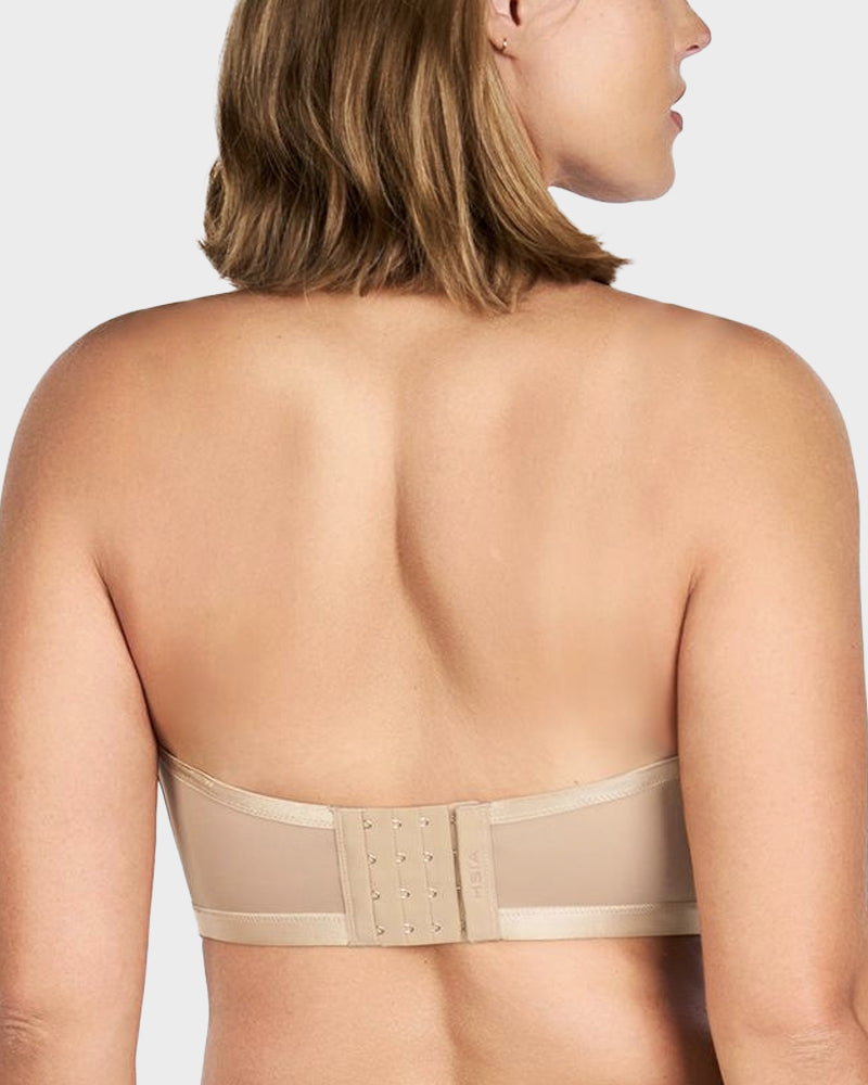 Strapless Mesh Underwire Balconette Bra - FirmaBreeze