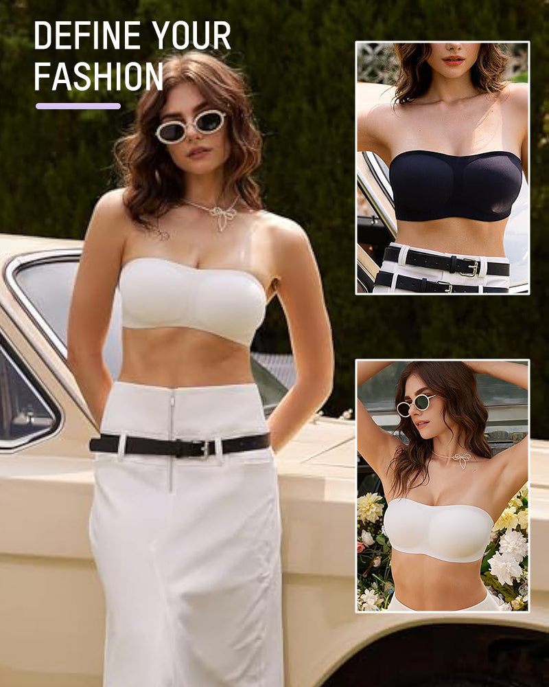 Strapless Wireless Padded Bandeau Bra - FirmaHold