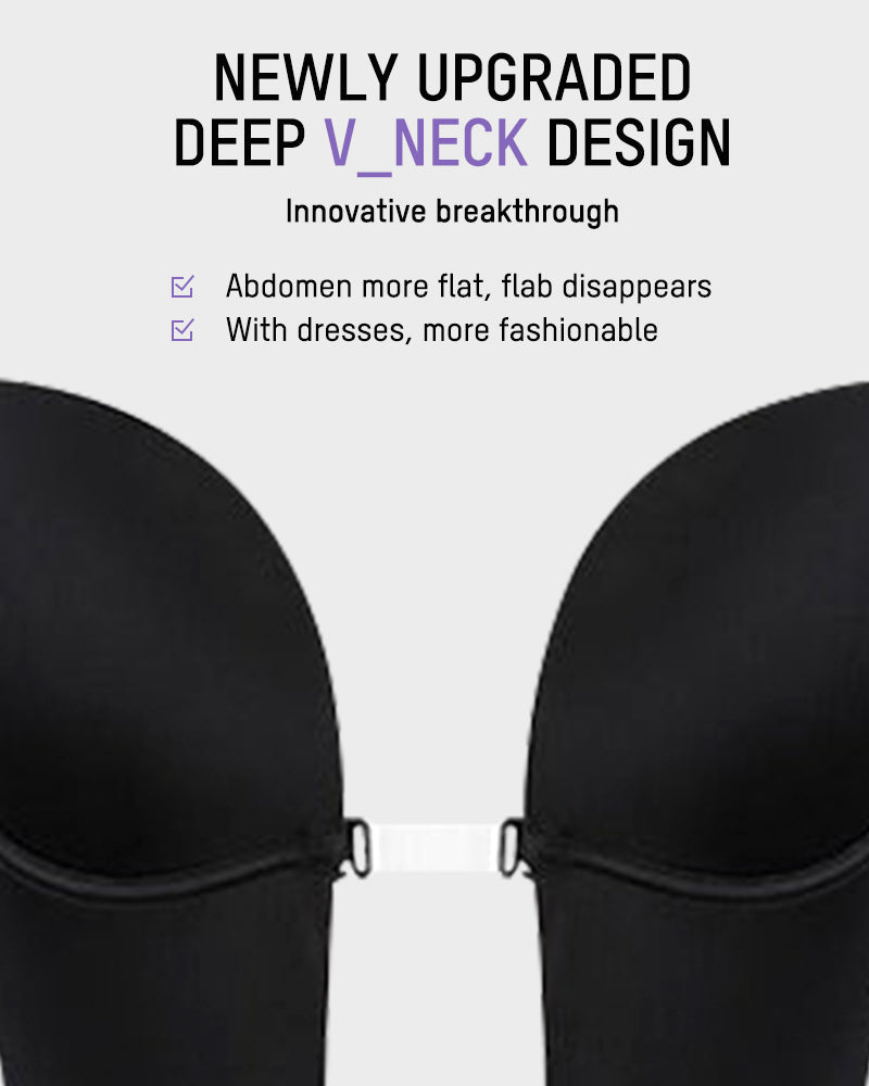 Strapless U-Plunge Thong Shaping Bodysuit - FirmaSculpt