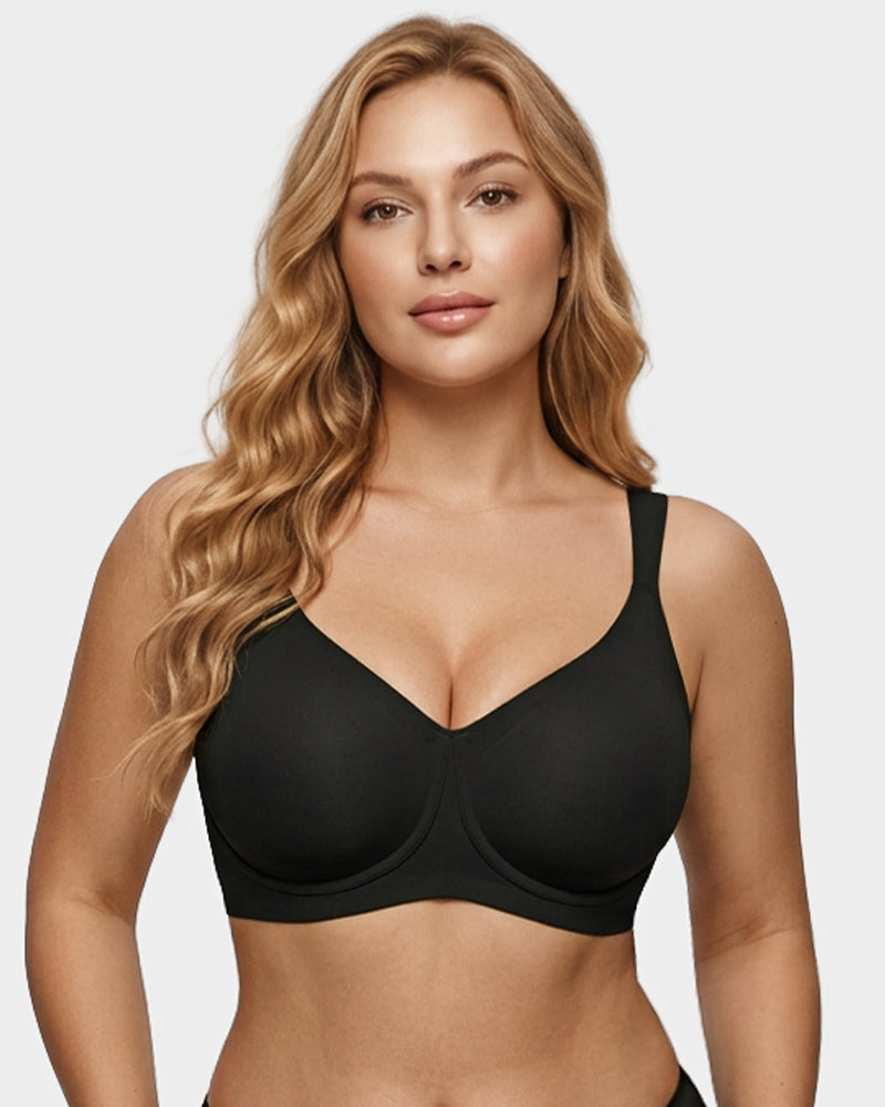 Teardrop Wireless Minimizer Bra with Full Coverage - FirmaSmooth