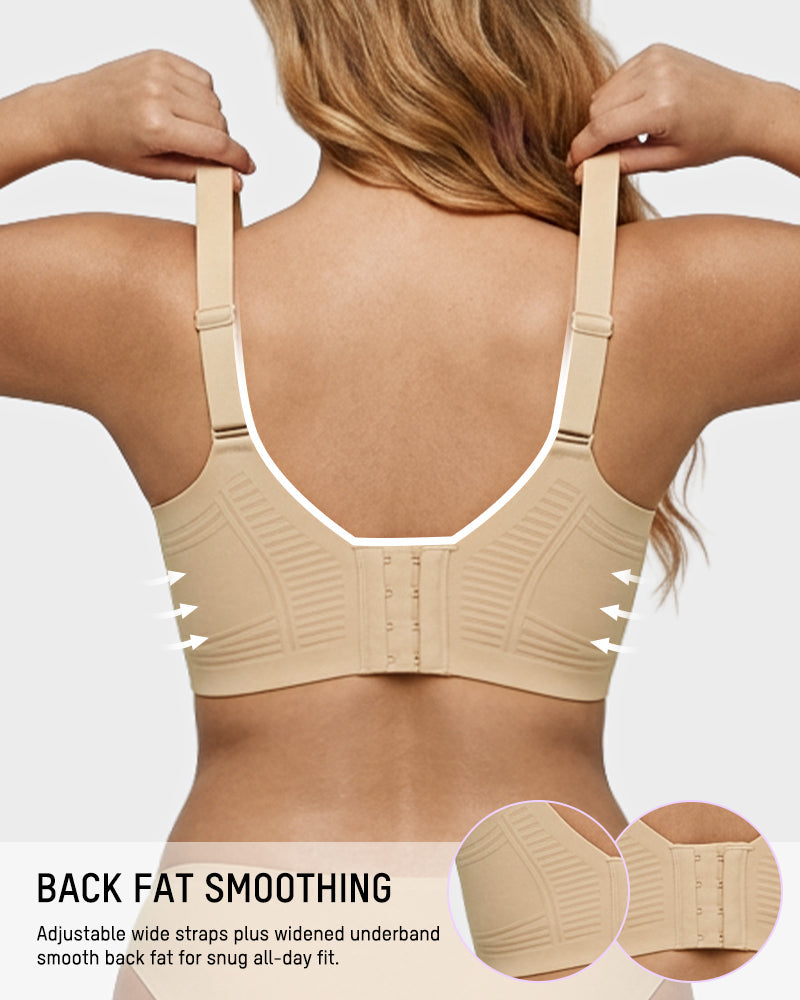 Teardrop Wireless Minimizer Bra with Full Coverage - FirmaSmooth