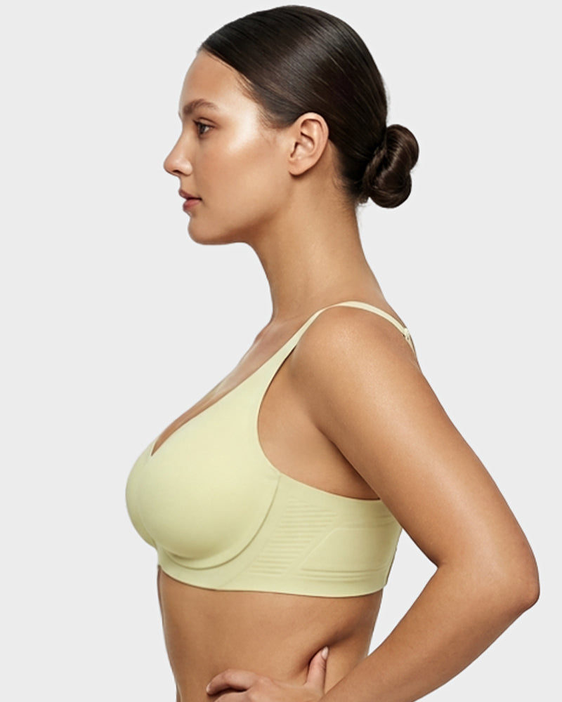 Teardrop Wireless Minimizer Bra with Full Coverage - FirmaSmooth