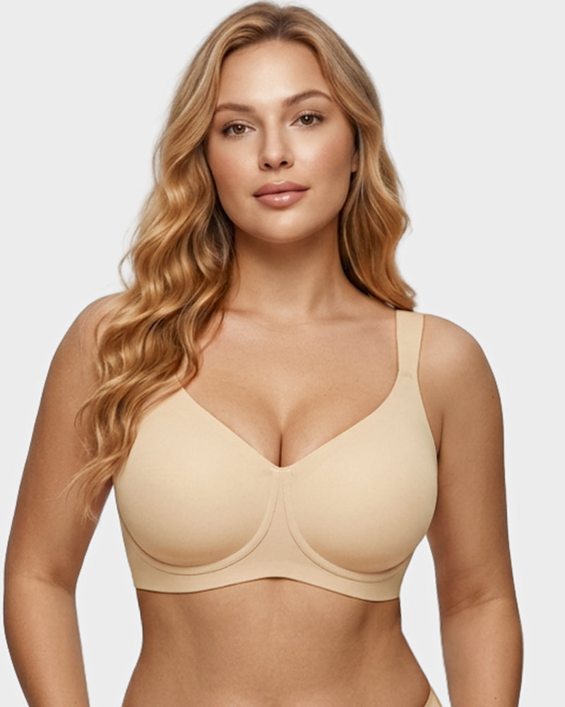 Teardrop Wireless Minimizer Bra with Full Coverage - FirmaSmooth