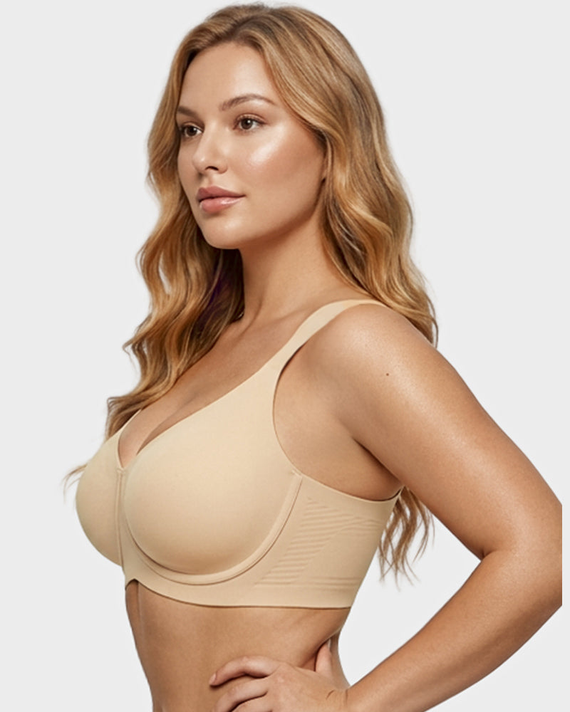 Teardrop Wireless Minimizer Bra with Full Coverage - FirmaSmooth