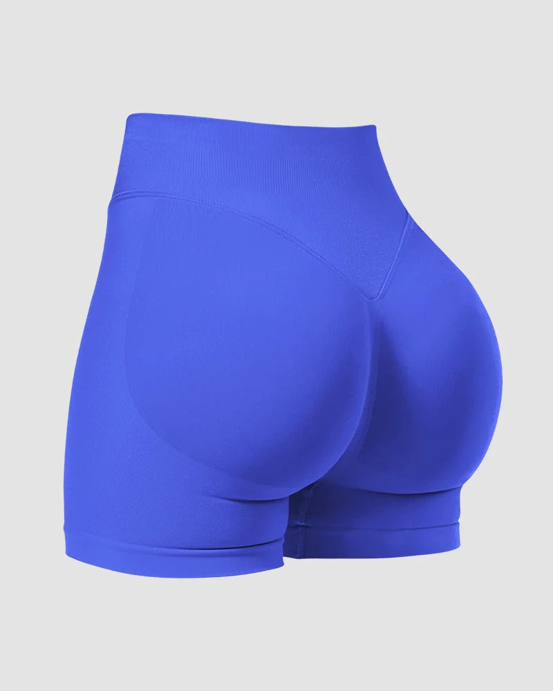 High-Waist Seamless Butt-Lifting Workout Shorts - FirmaActive