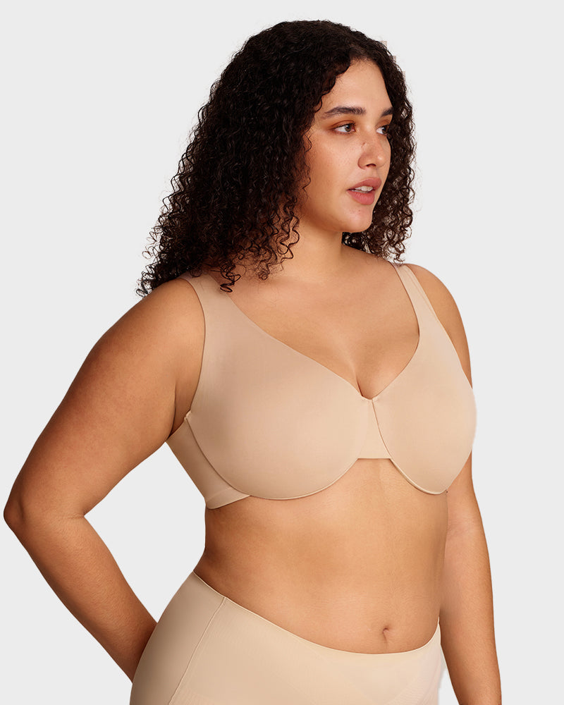 Adjustable Underwire Deep V-Neck Bra - FirmaLift
