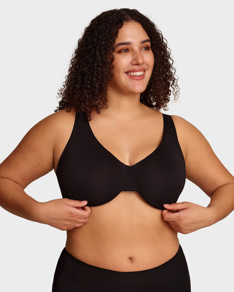 Adjustable Underwire Deep V-Neck Bra - FirmaLift