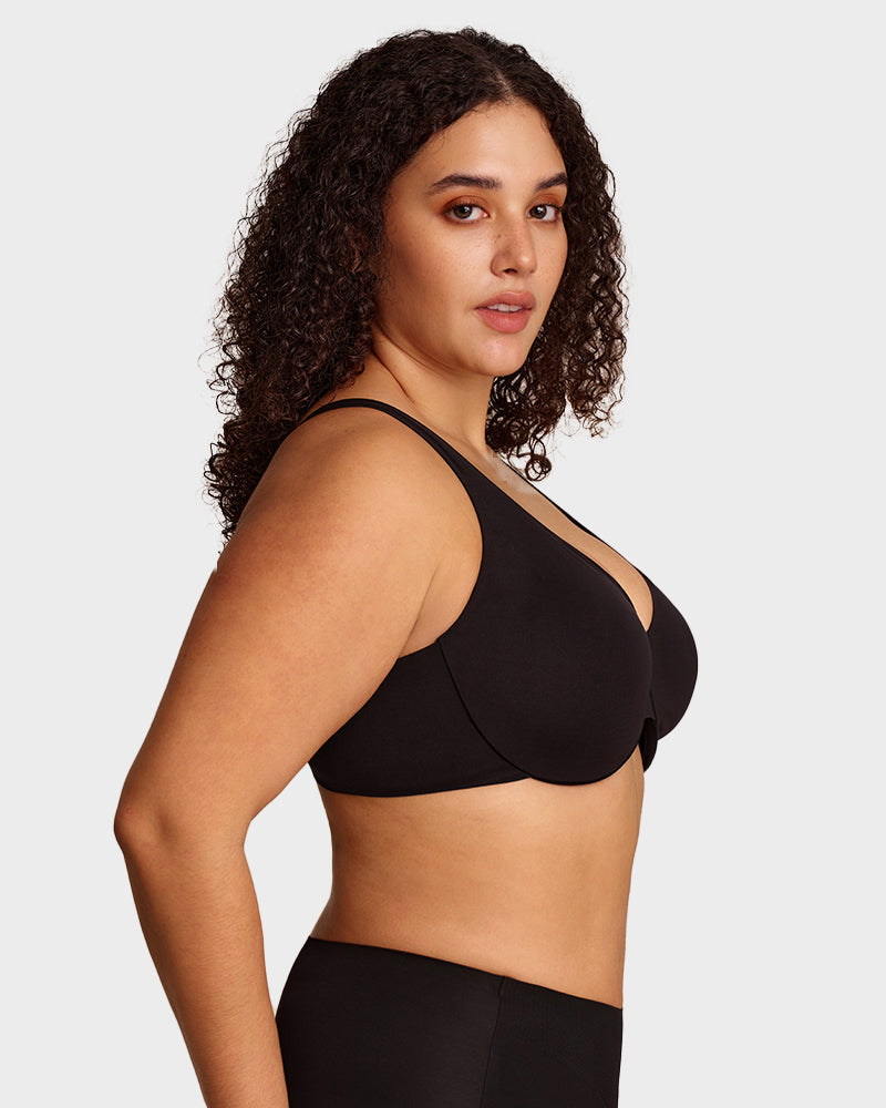 Adjustable Underwire Deep V-Neck Bra - FirmaLift
