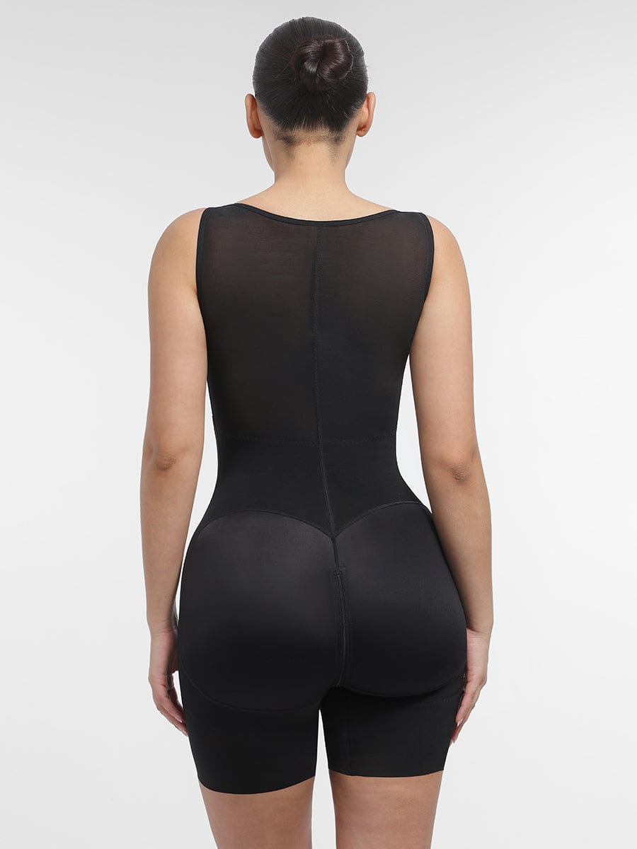 Post Surgery Full Body Shapewear with U-Shaped Chest Support and Waist Control - FirmaActive
