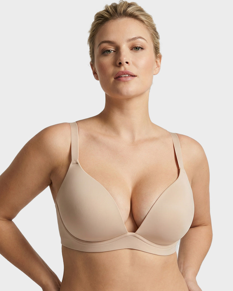 Wireless Deep-V Invisible Lift Bra - FirmaLift