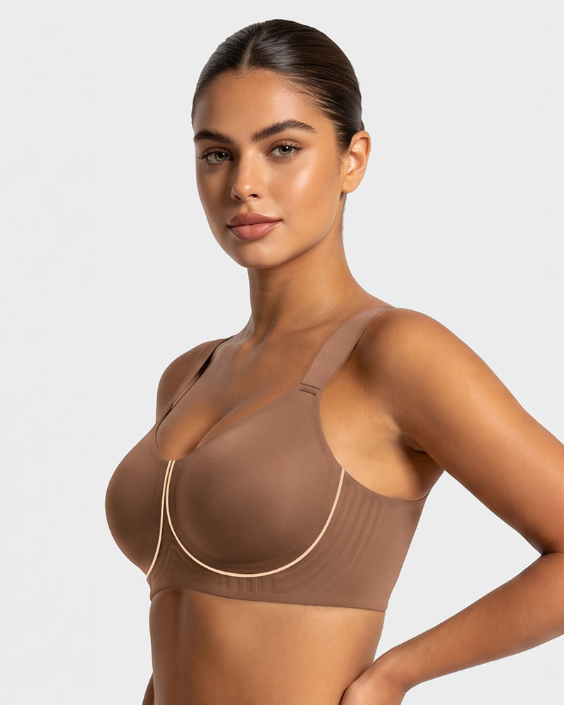 Wireless Minimising Bra with Full Coverage - FirmaSmooth