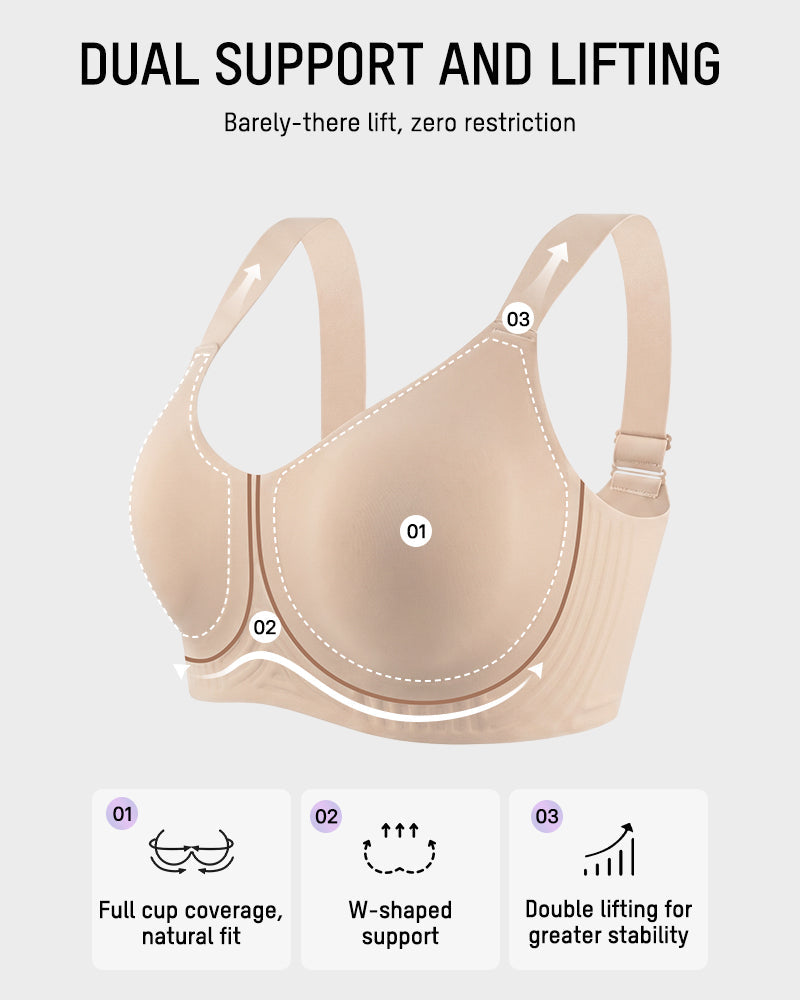 Wireless Minimising Bra with Full Coverage - FirmaSmooth