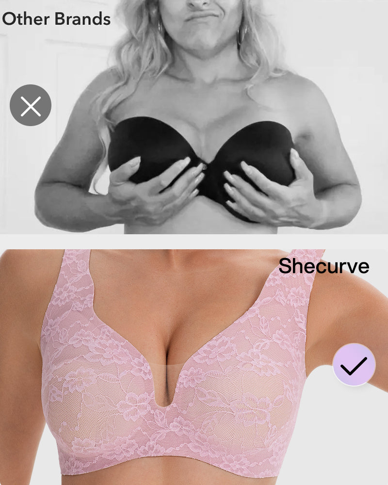 Wireless Lace Full Coverage Minimising Bra - FirmaLace