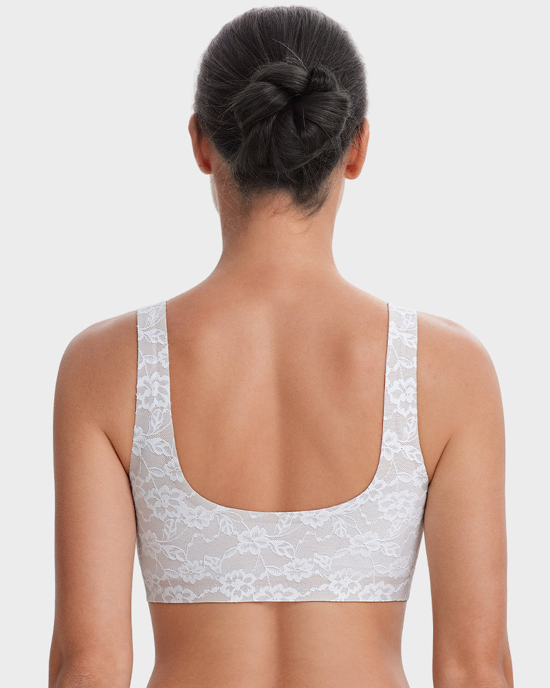 Wireless Lace Full Coverage Minimising Bra - FirmaLace