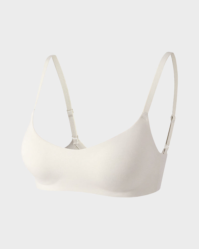 Wireless Low-Cut Seamless Bra with 3D Cups - FirmaSoft