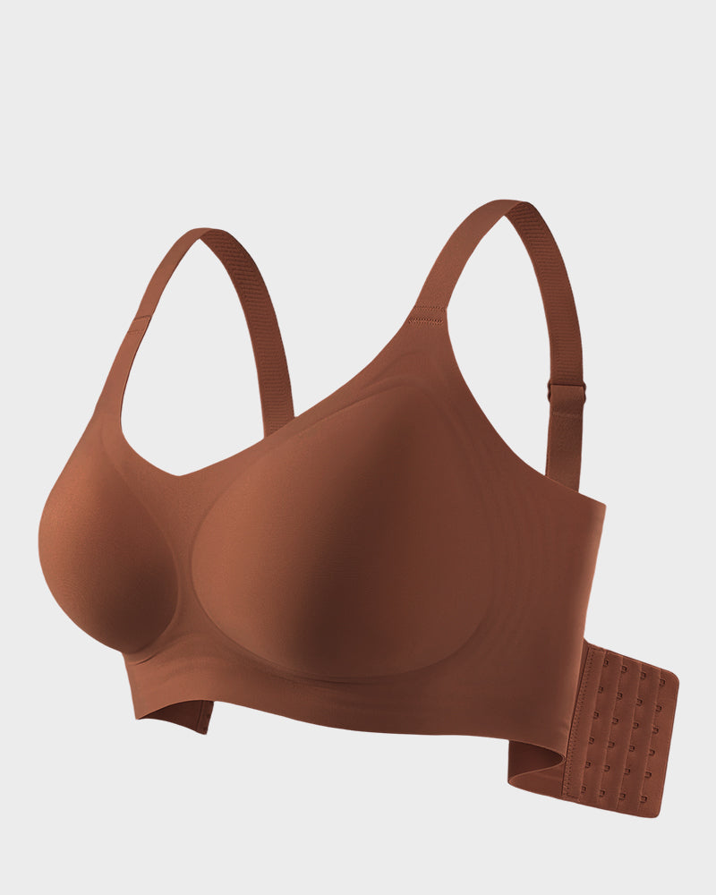 Wireless V-Neck Back & Side Smoothing Bra - FirmaSmooth