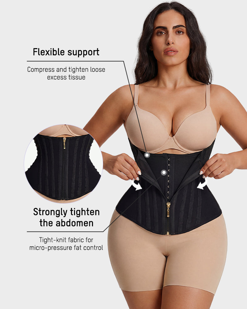 Steel-Boned Hourglass Waist Trainer - FirmaControl