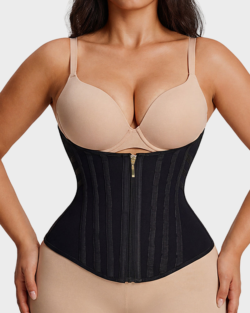 Steel-Boned Hourglass Waist Trainer - FirmaControl