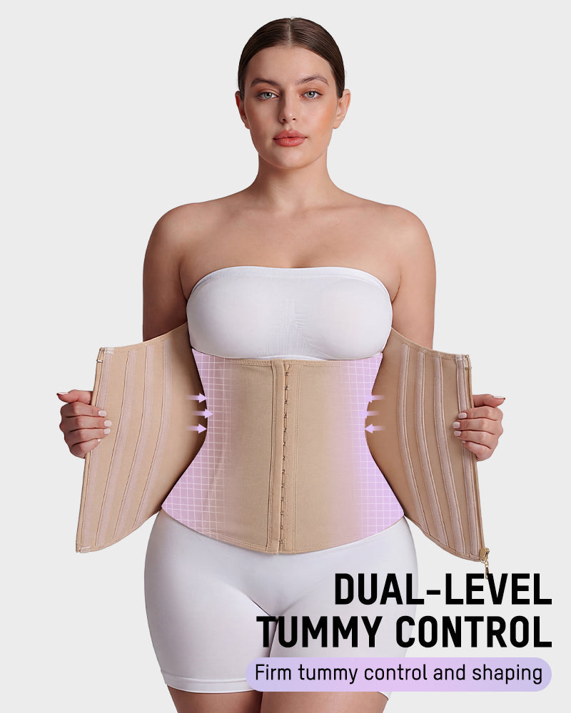Steel-Boned Hourglass Waist Trainer - FirmaControl