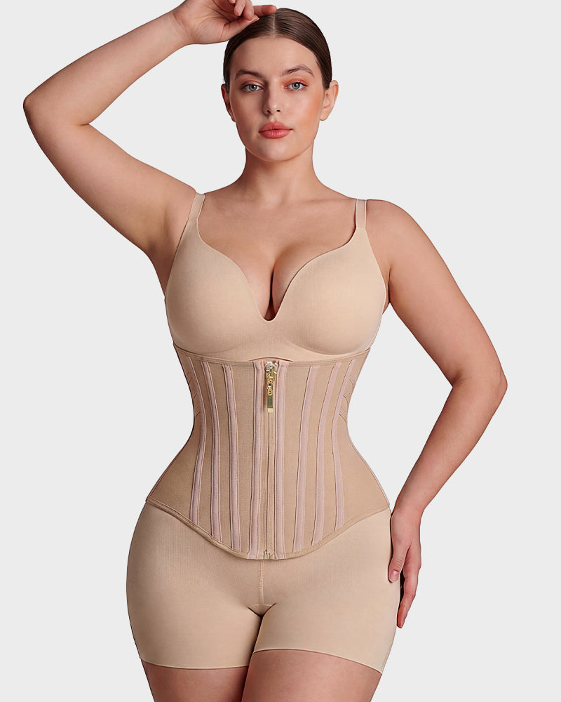 Steel-Boned Hourglass Waist Trainer - FirmaControl
