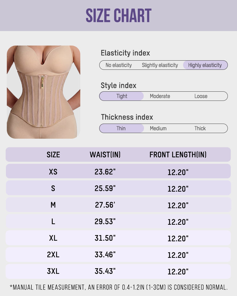Steel-Boned Hourglass Waist Trainer - FirmaControl