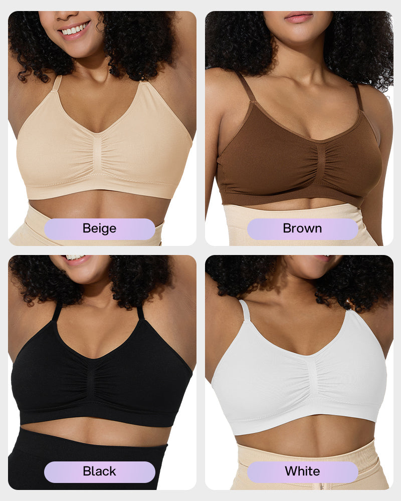Full Coverage Non-Padded Wireless Sculpt Bra - FirmaSmooth