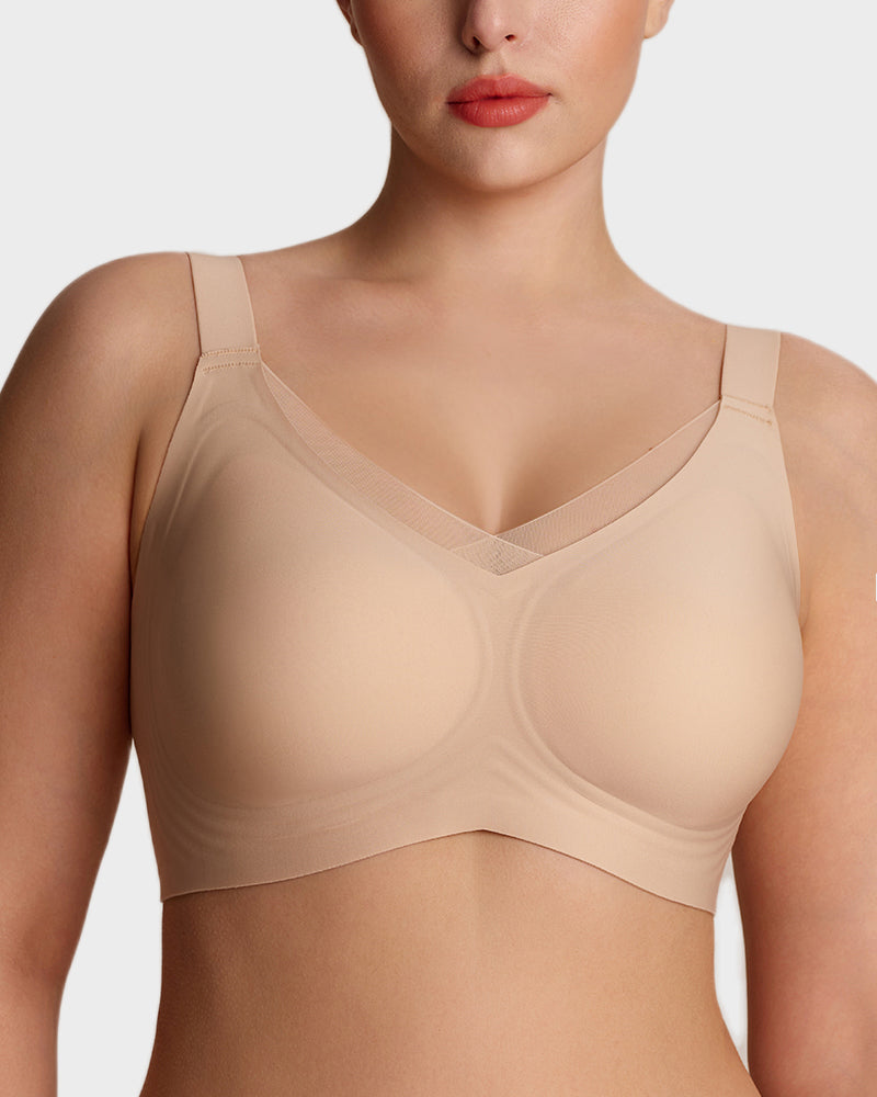 Women’s Wireless V-Mesh Support Bralette - FirmaBreeze