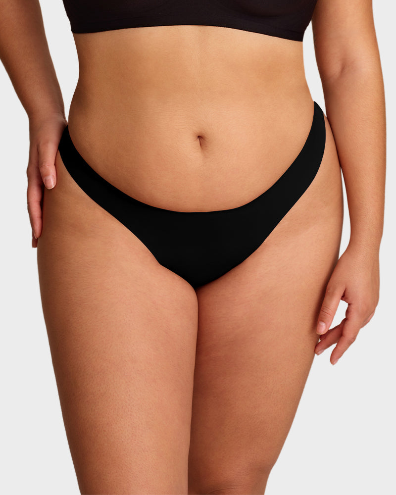 Seamless No-Show V Thong Knickers 7-Pack - FirmaSmooth