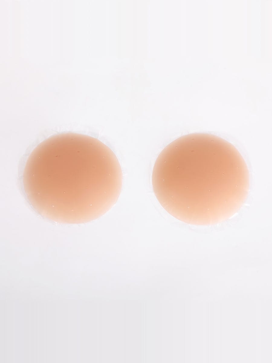 No-Show Adhesive Reusable Silicone Nipple Covers for Strapless Dress - FirmaActive
