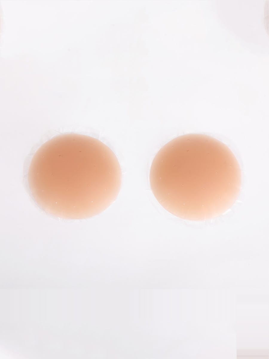 No-Show Adhesive Reusable Silicone Nipple Covers for Strapless Dress - FirmaActive