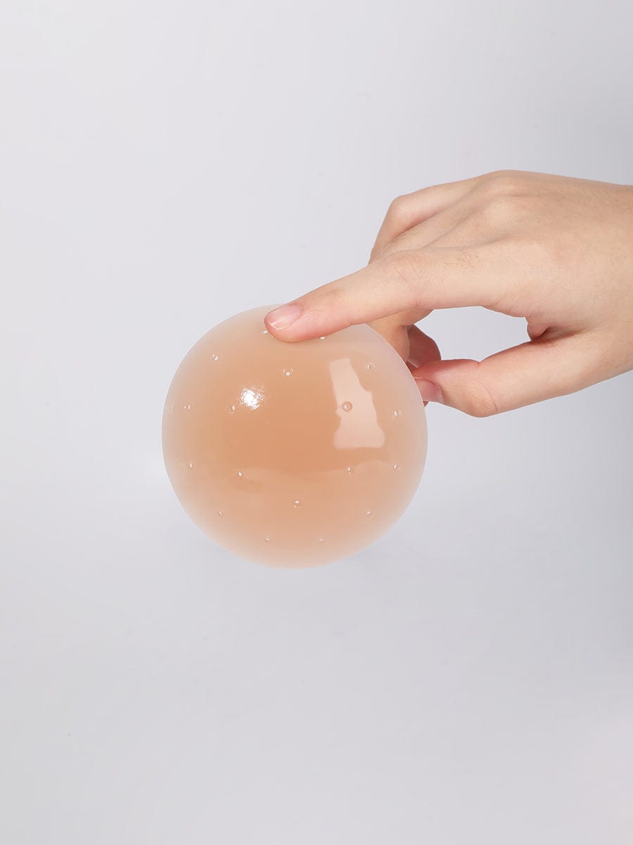 No-Show Adhesive Reusable Silicone Nipple Covers for Strapless Dress - FirmaActive