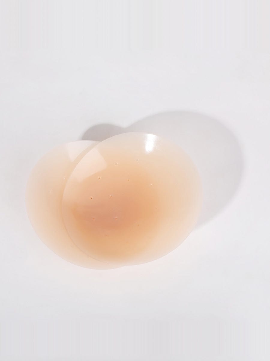 No-Show Adhesive Reusable Silicone Nipple Covers for Strapless Dress - FirmaActive