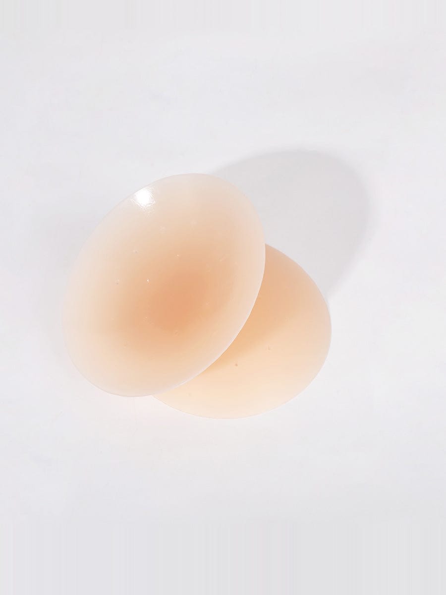 No-Show Adhesive Reusable Silicone Nipple Covers for Strapless Dress - FirmaActive