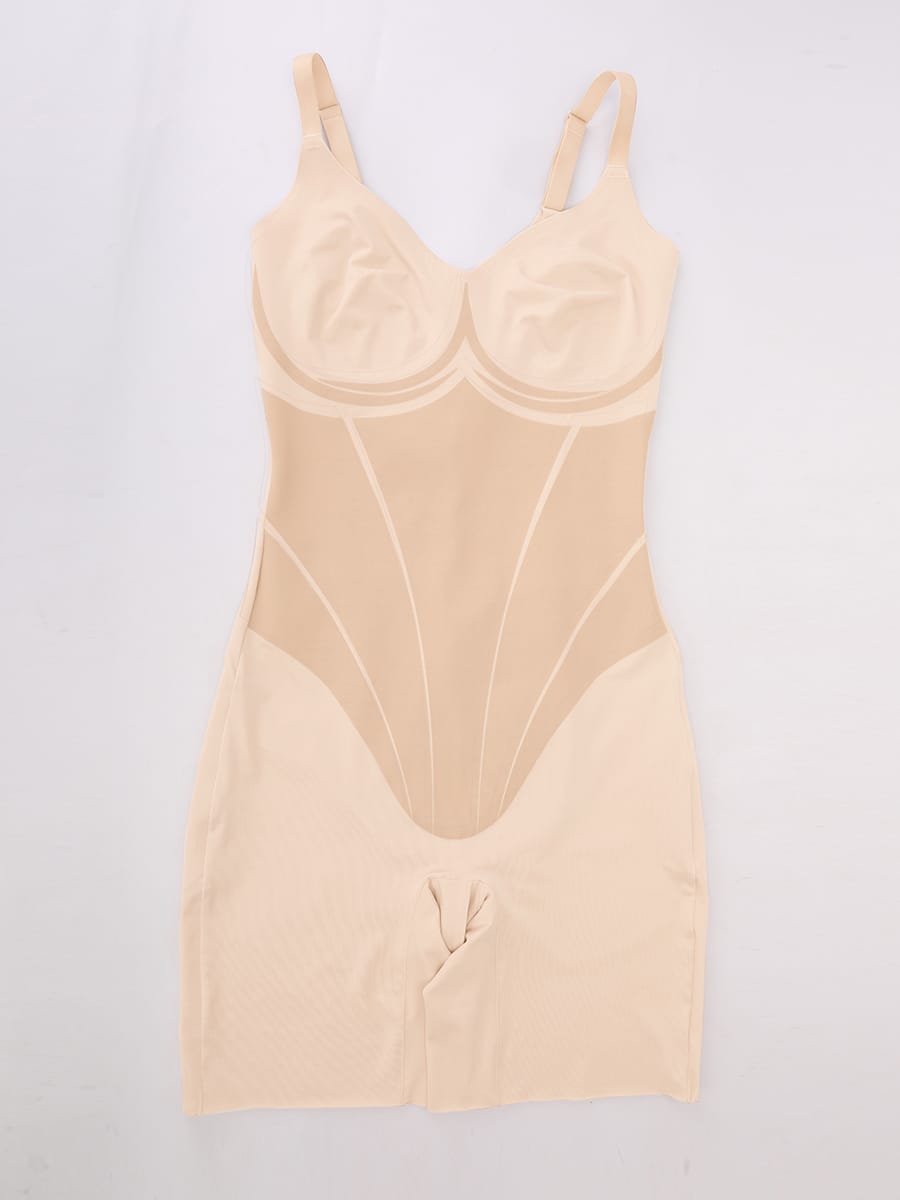 Light Control V-Neck Traceless Boyshort Bodysuit - FirmaActive