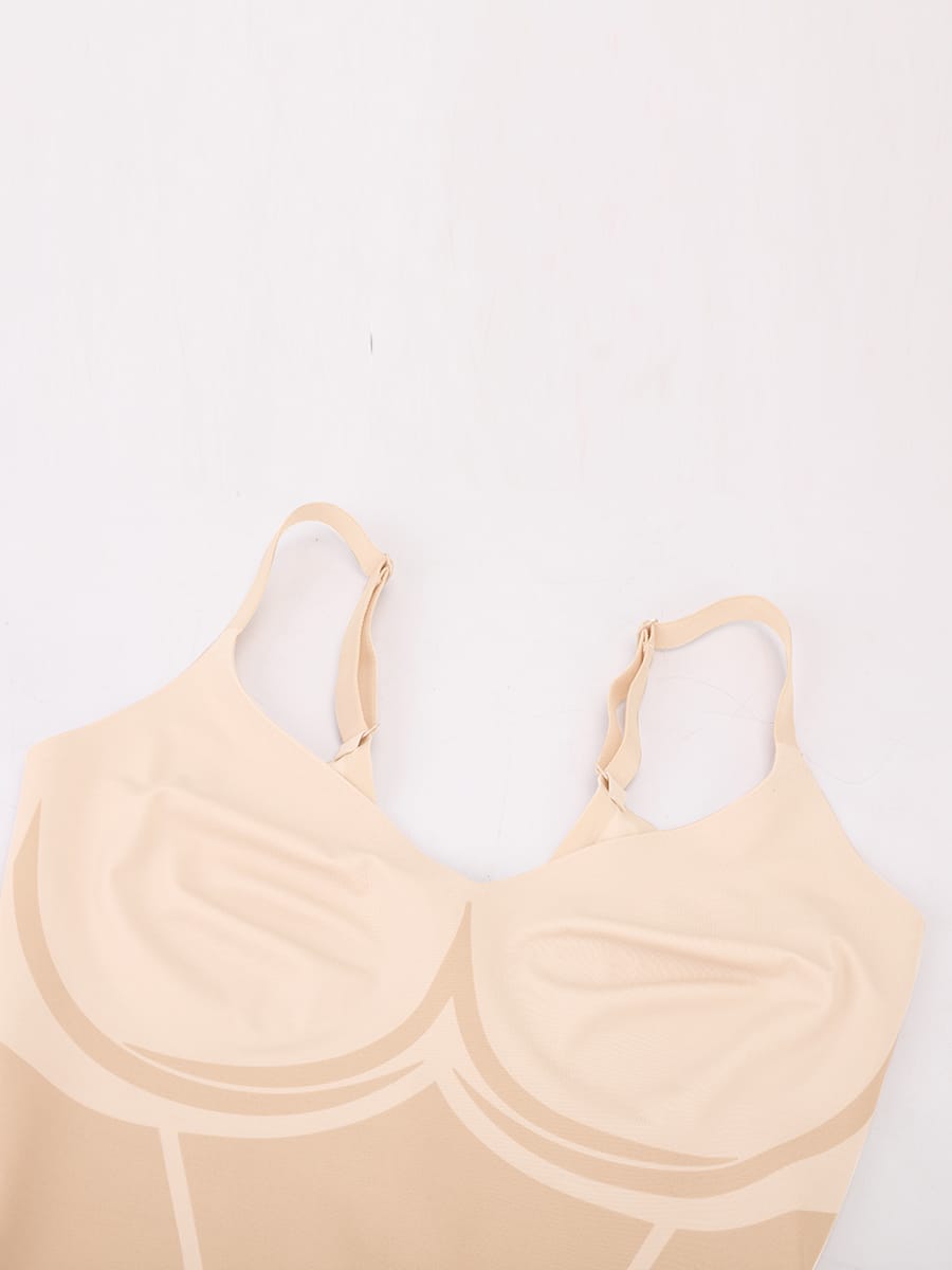 Light Control V-Neck Traceless Boyshort Bodysuit - FirmaActive