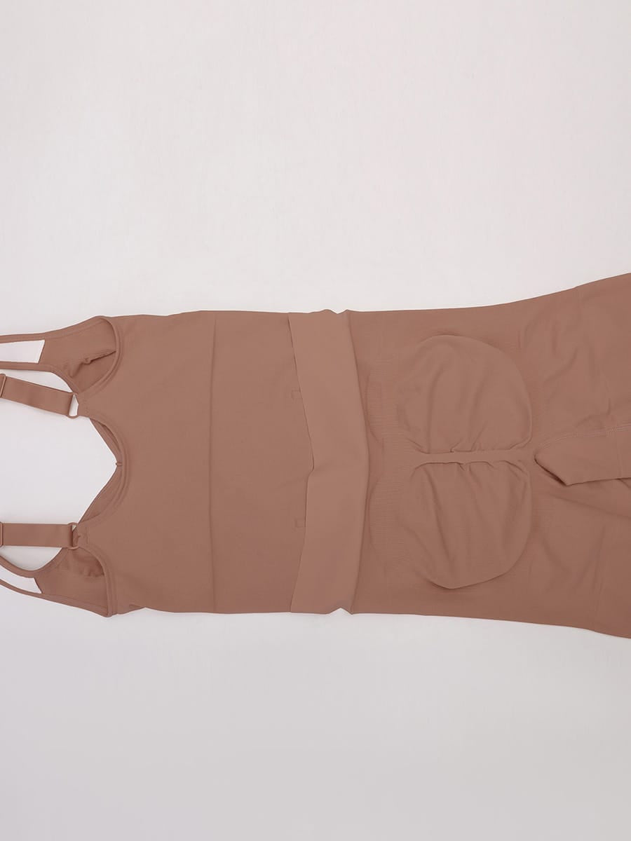 Seamless Open-Back Butt-Lifting Bodysuit with Tummy Control & Wide Straps - FirmaLift