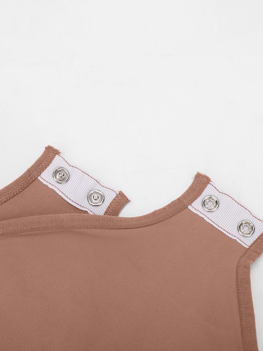 Long-Sleeve Crew Neck Tummy Control Bodysuit - FirmaSculpt
