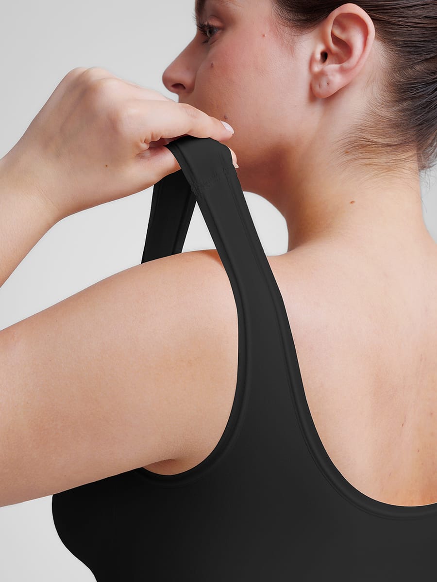 Eco-friendly Seamless Belly Control Thong Bodysuit - FirmaActive