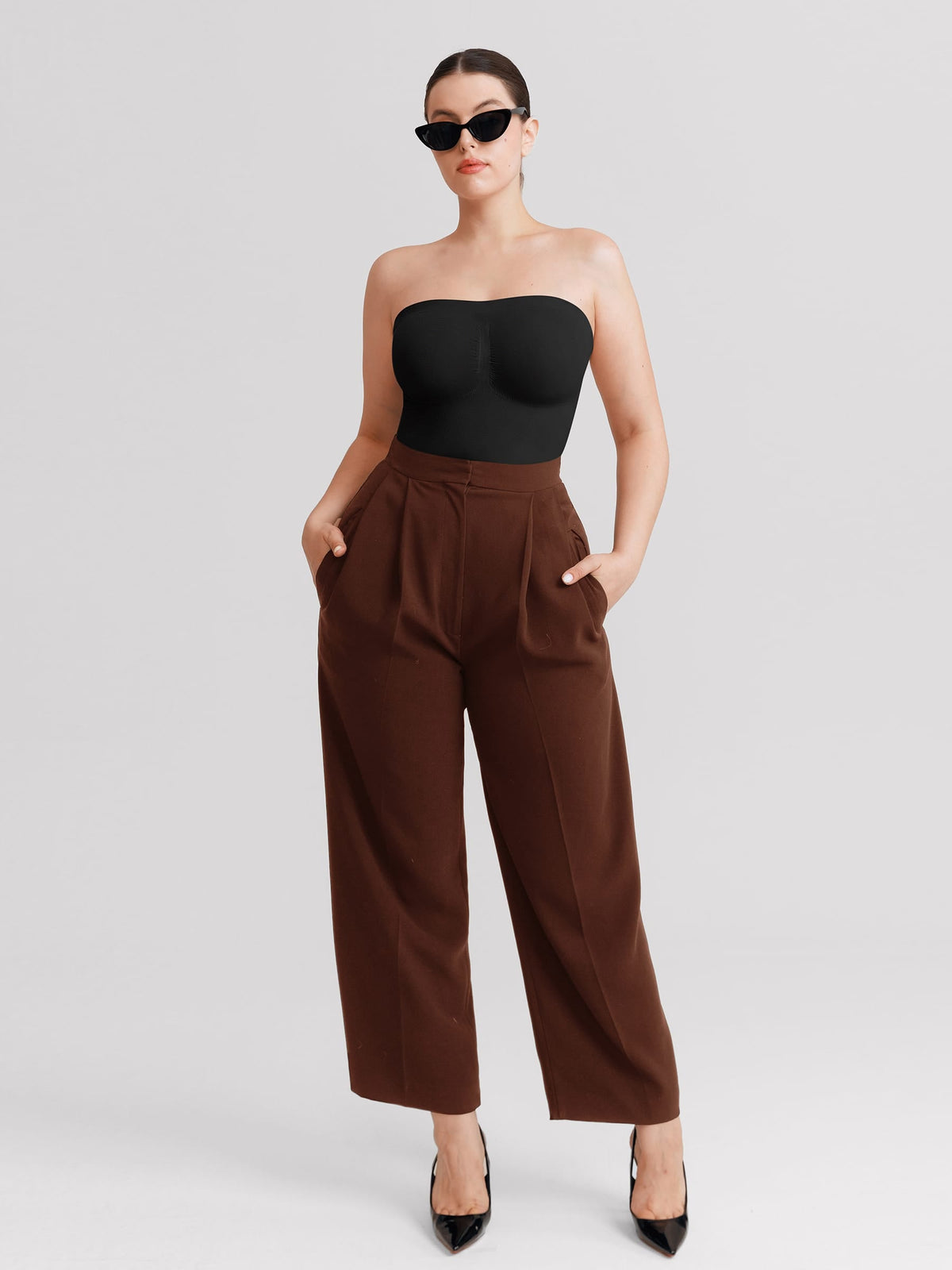 Seamless Strapless Tummy Control Thong Bodysuit - FirmaLift