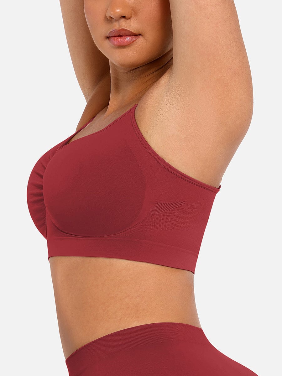 Wireless Supportive Shaping Bra with Adjustable Straps - FirmaActive