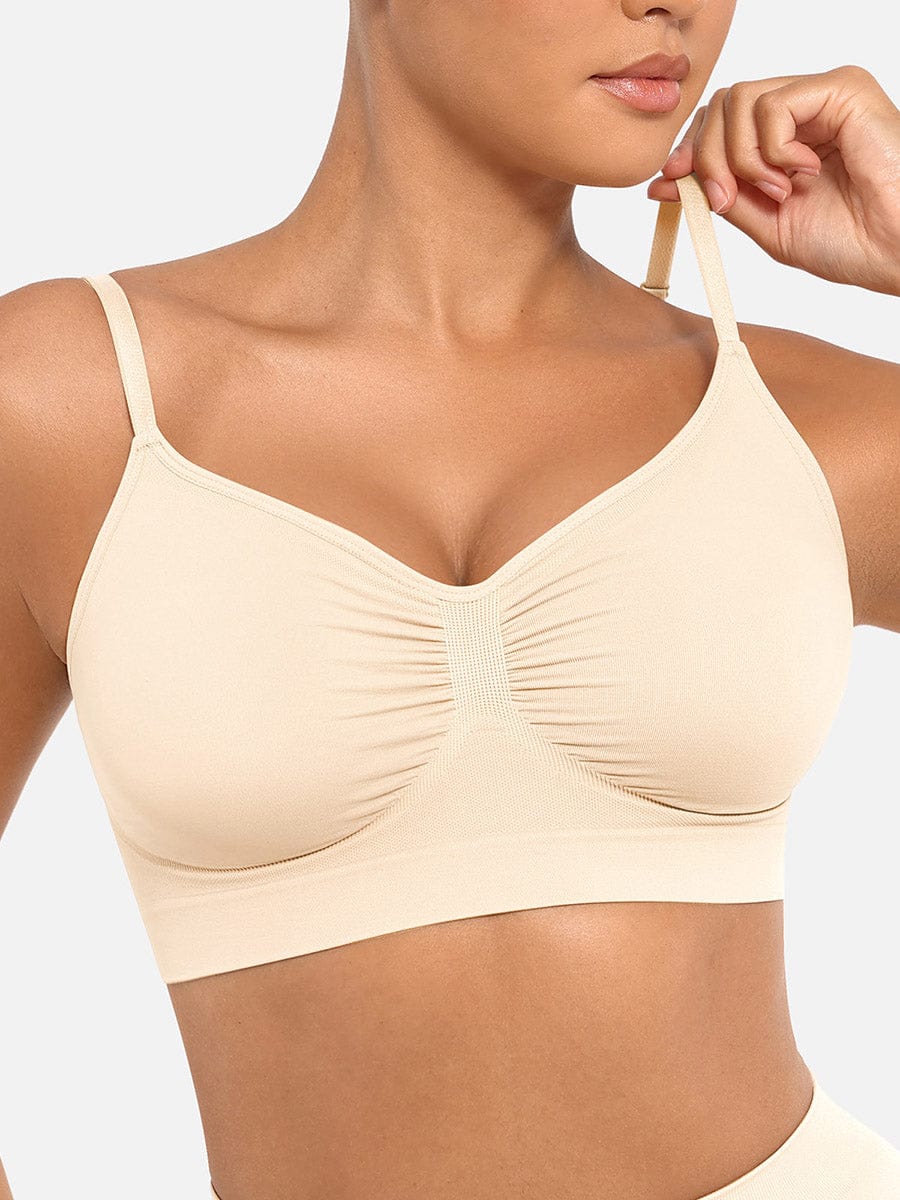 Wireless Supportive Shaping Bra with Adjustable Straps - FirmaActive