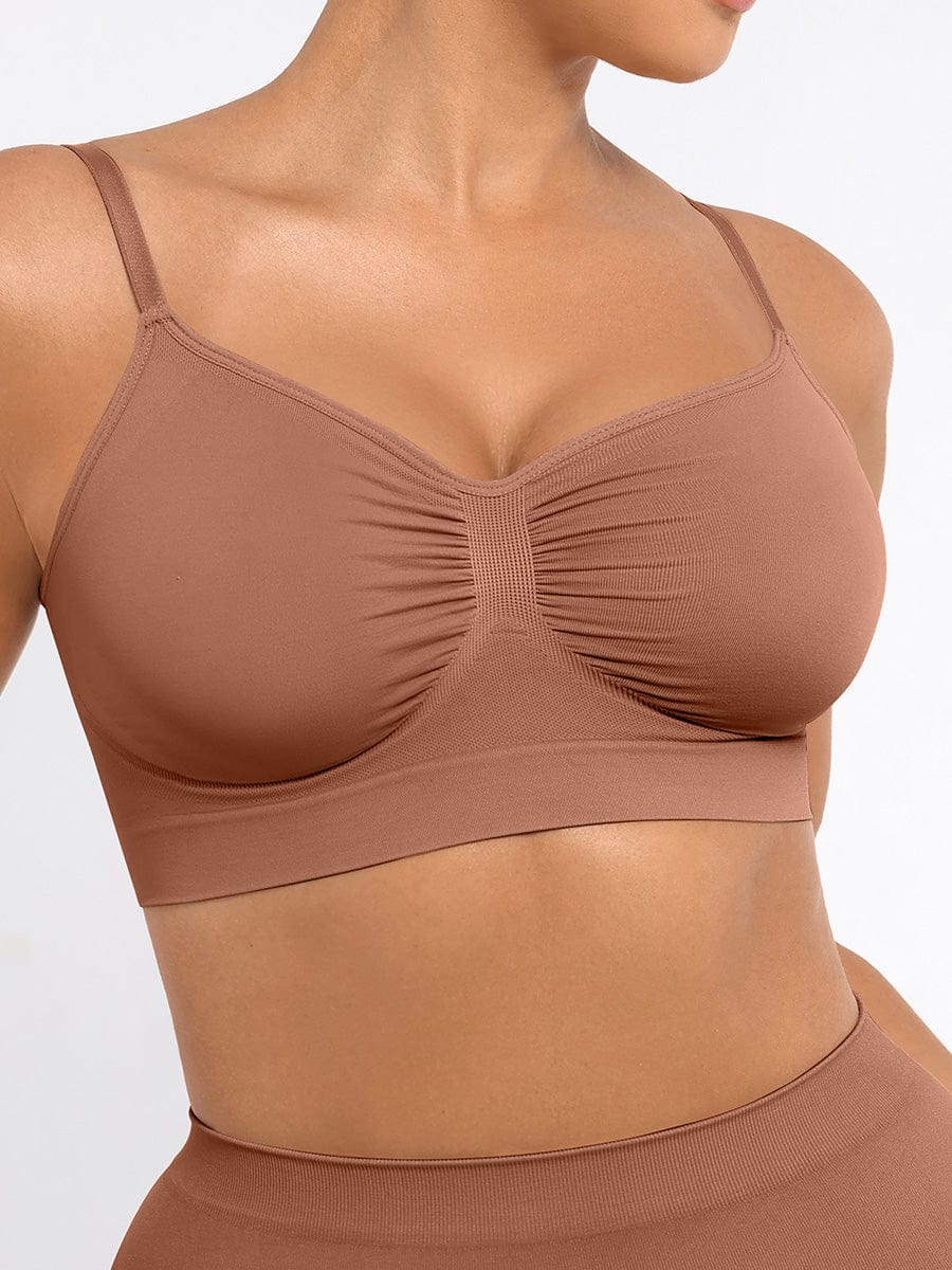 Wireless Supportive Shaping Bra with Adjustable Straps - FirmaActive